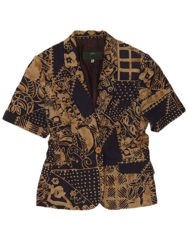 Женский пиджак с коротким рукавом Les Copains IT 42 Medium Navy Blue