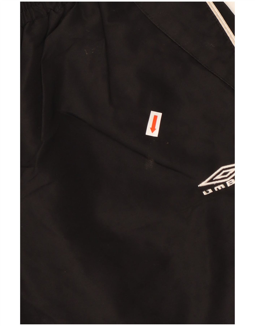 Мужские спортивные шорты-бермуды с рисунком Umbro, большие черные из полиэстера