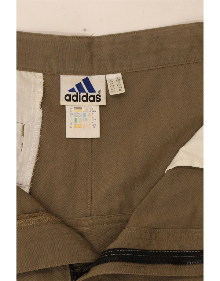 Мужские шорты-карго Adidas Большие W34 Хаки Полиамид