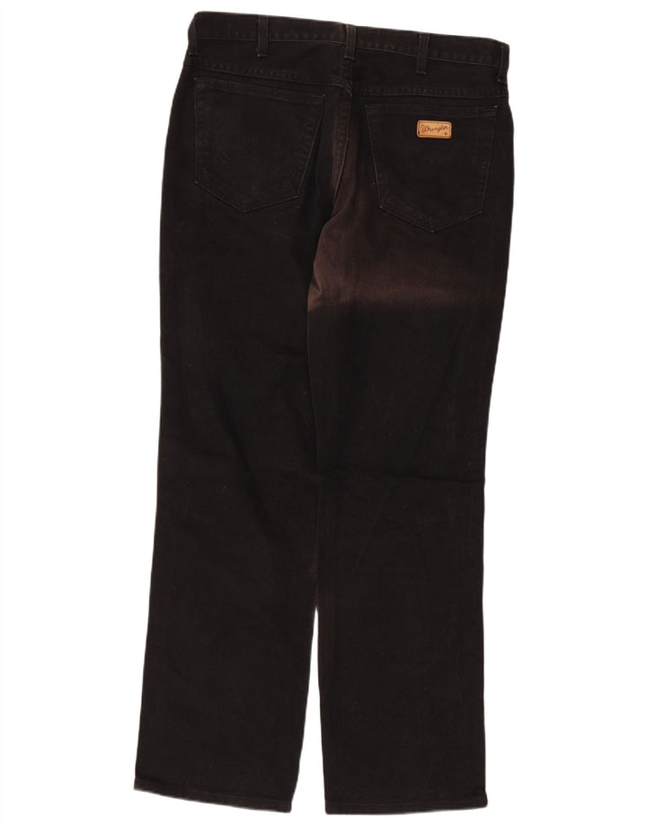 Мужские прямые джинсы Wrangler Texas W34 L31, черный хлопок