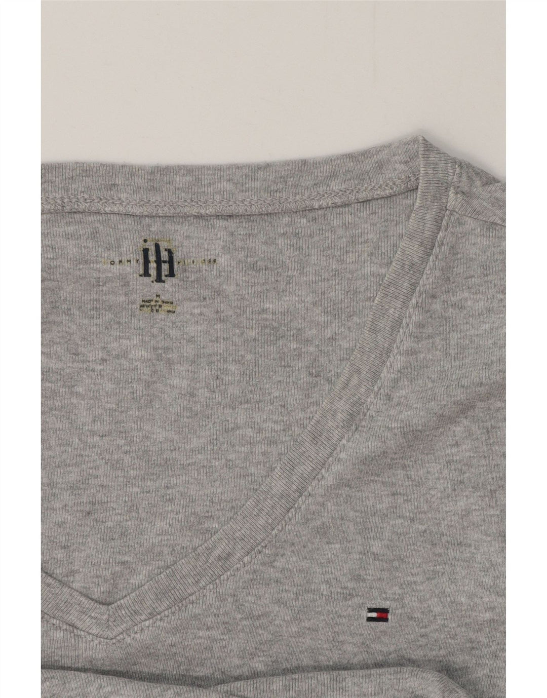TOMMY HILFIGER Женская футболка Top UK 12 Medium Grey