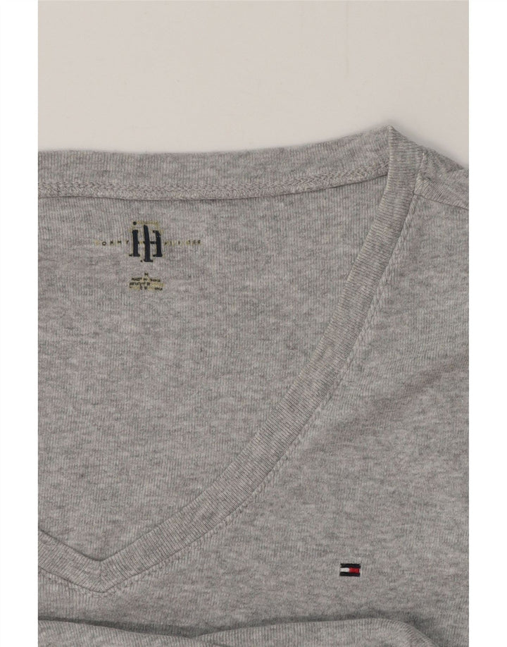 TOMMY HILFIGER Женская футболка Top UK 12 Medium Grey