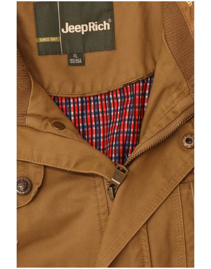 Мужская куртка в стиле милитари Jeep Rich UK 42 XL коричневая