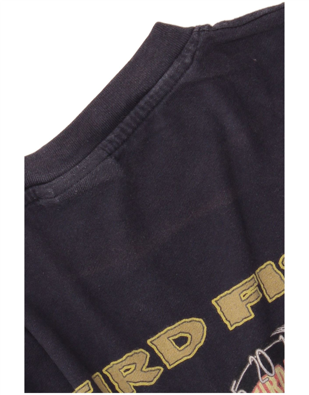 Мужская футболка с рисунком WEIRD FISH Top XL, темно-синий хлопок