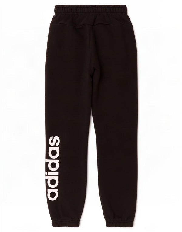 Adidas Спортивный костюм с графическим рисунком для мальчиков, брюки для бега, 11–12 лет, черный хлопок