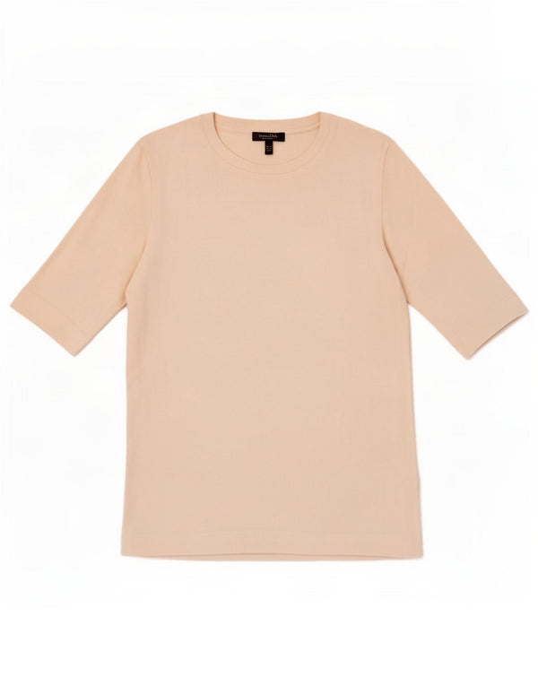 Женская футболка Massimo Dutti Top UK 6 XS Off White Cotton