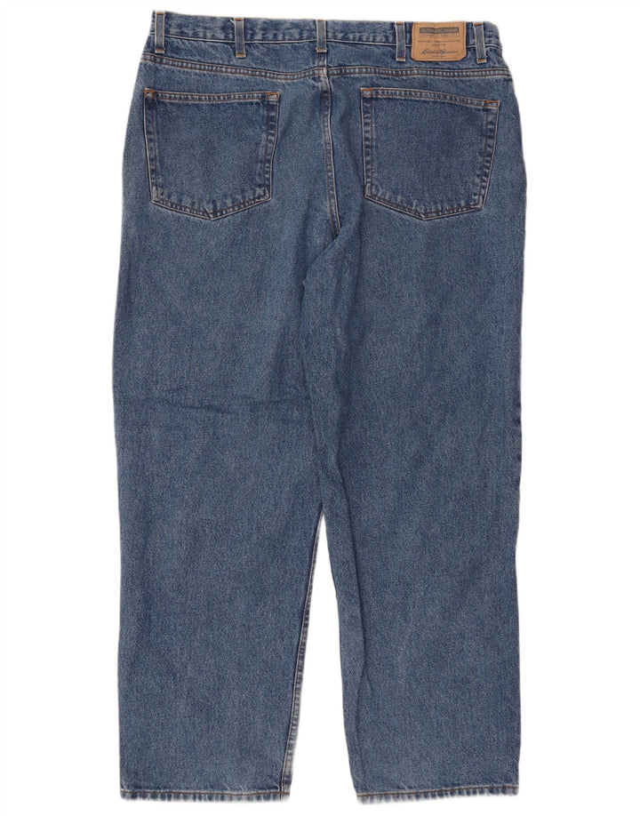 Мужские свободные джинсы Eddie Bauer W38 L30, синий хлопок