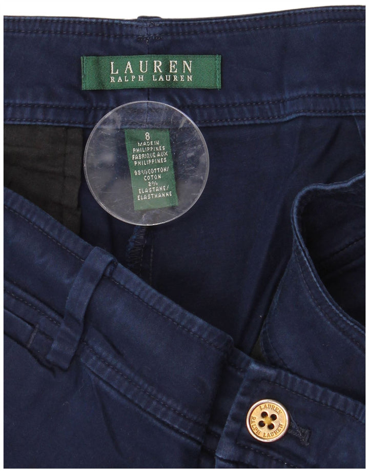 Женские шорты чинос Ralph Lauren US 8 Medium W32 Темно-синие хлопковые