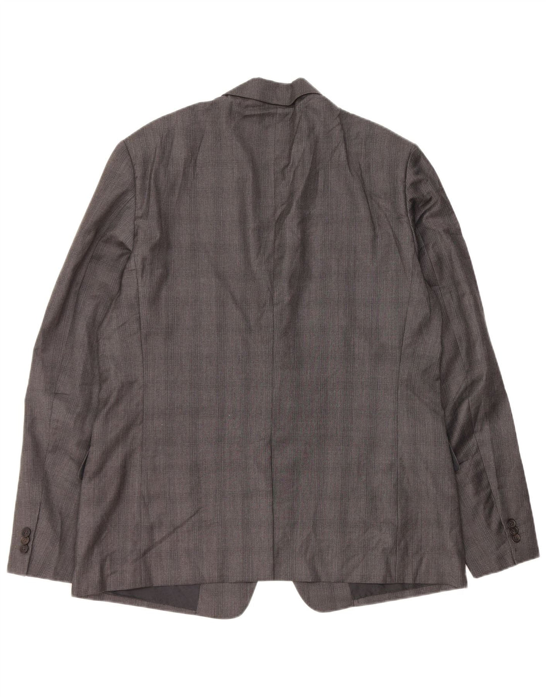 Мужской пиджак Prada на 2 пуговицах IT 56 2XL Серый вискоза в клетку