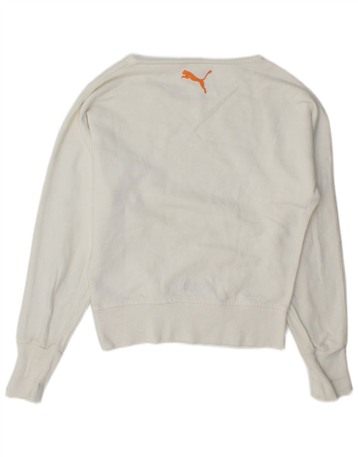 Женский свитер с рисунком Puma UK 6 XS Белый