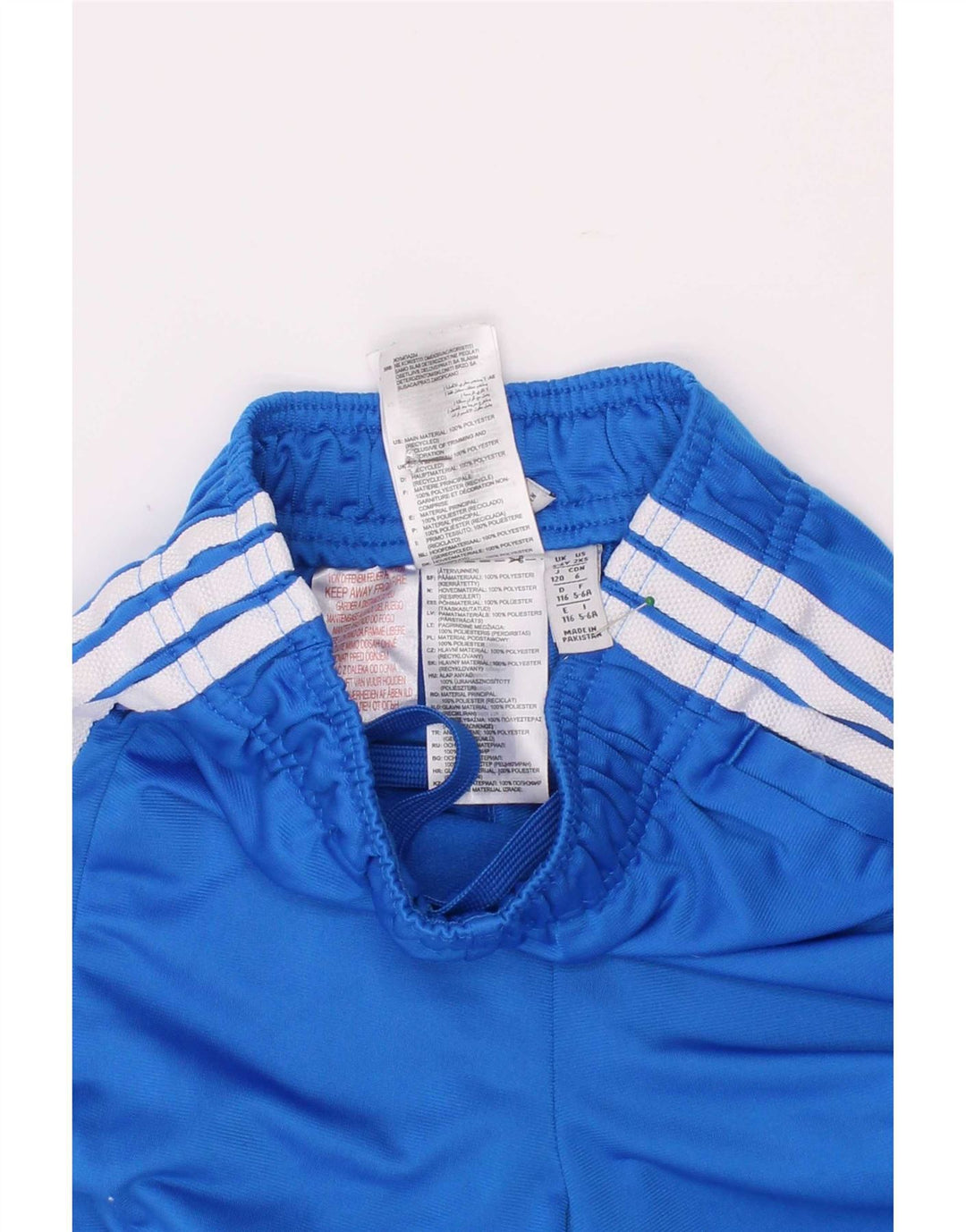 Спортивный костюм Adidas для мальчиков, брюки для бега, 5-6 лет, синий полиэстер
