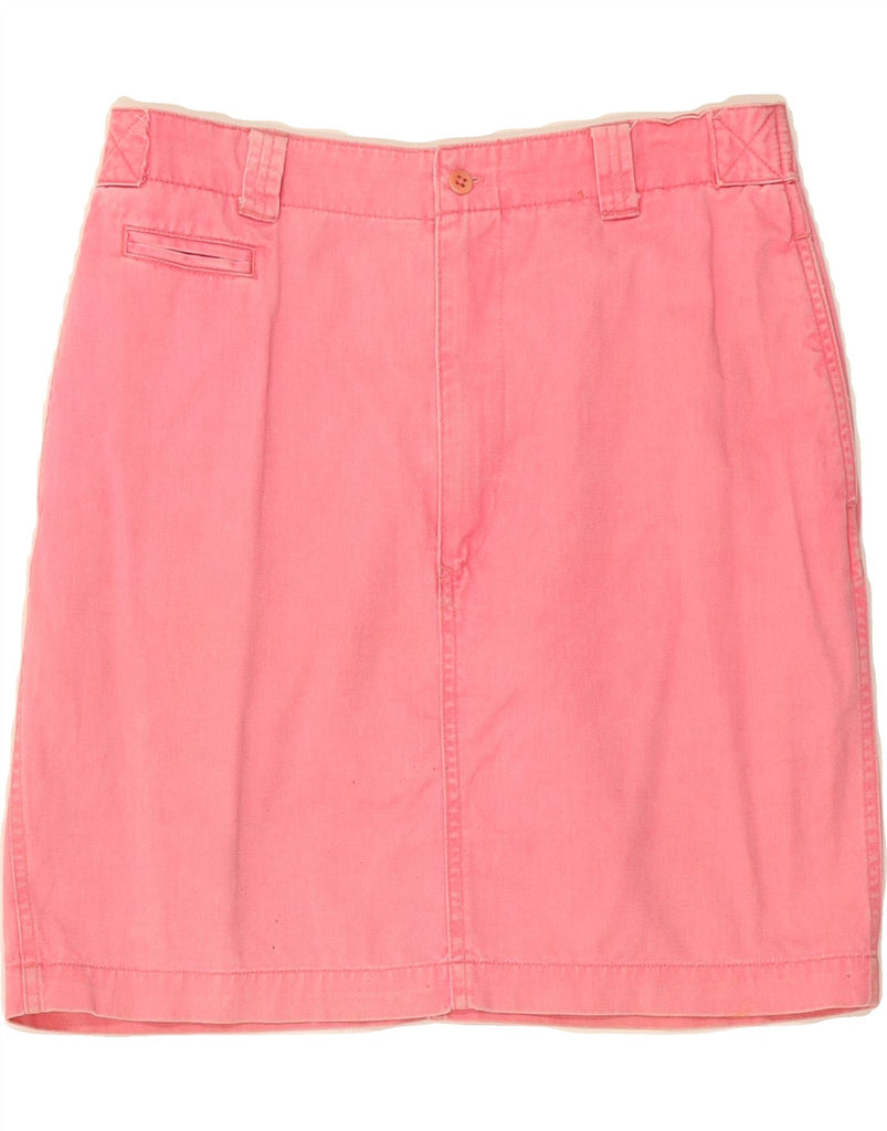 RALPH LAUREN Womens High Waist Denim Skirt US 10 Large W30  Pink Cotton Vintage Ralph Lauren and Second-Hand Ralph Lauren from Messina Hembry 