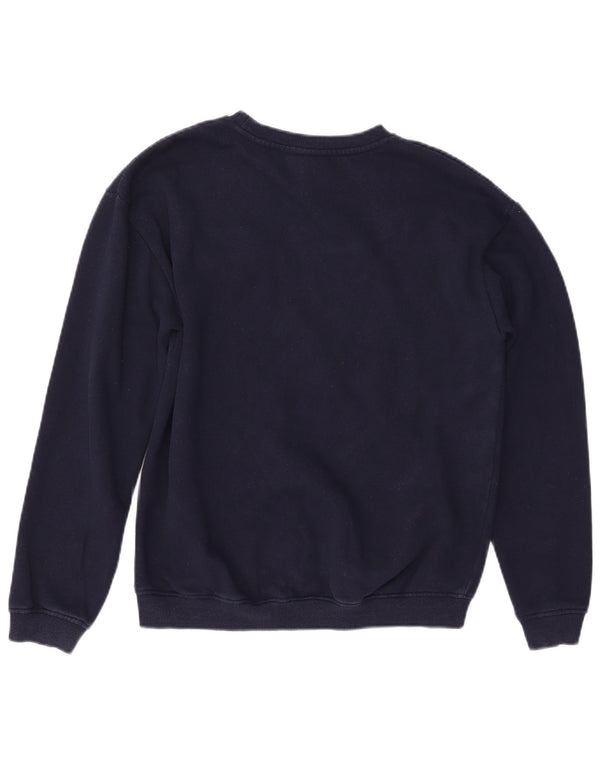 ELLESSE Женский свитер с рисунком UK 12, средний темно-синий, хлопок