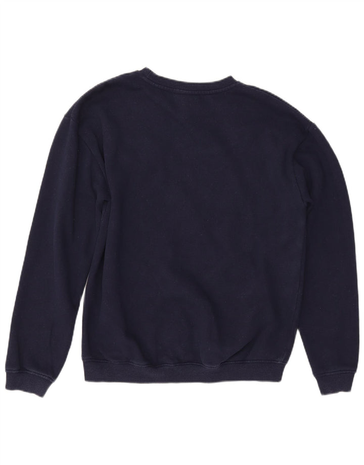 ELLESSE Женский свитер с рисунком UK 12, средний темно-синий, хлопок