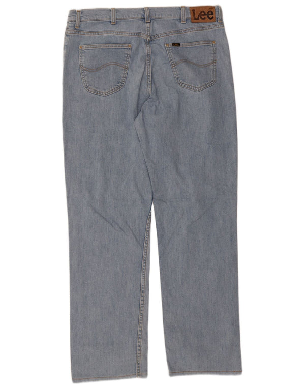Мужские прямые джинсы Lee Brooklyn W38 L31, синий хлопок