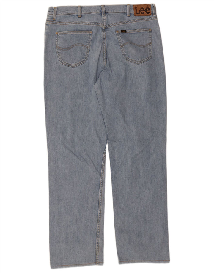 Мужские прямые джинсы Lee Brooklyn W38 L31, синий хлопок