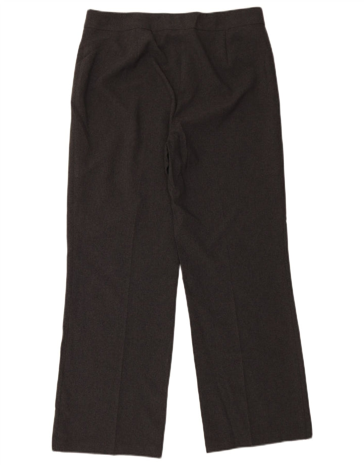 MARKS & SPENCER Womens Short Chino Trousers UK 12 Medium W31 L27 Grey