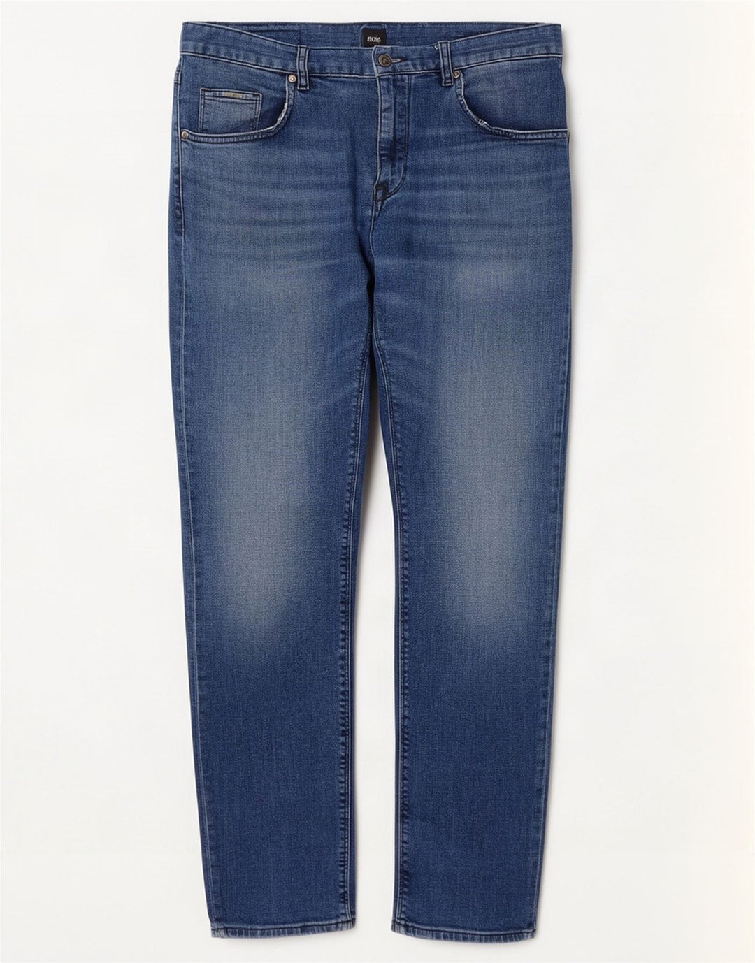 Мужские прямые джинсы Hugo Boss W32 L30 синие, хлопок