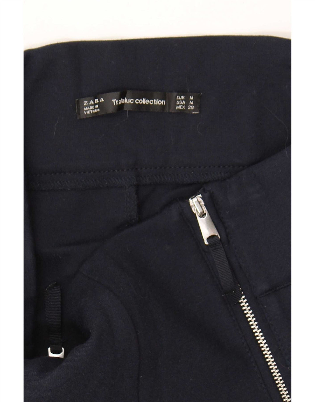 Женские леггинсы Zara UK 12, средние, темно-синие