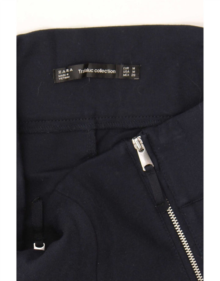 Женские леггинсы Zara UK 12, средние, темно-синие