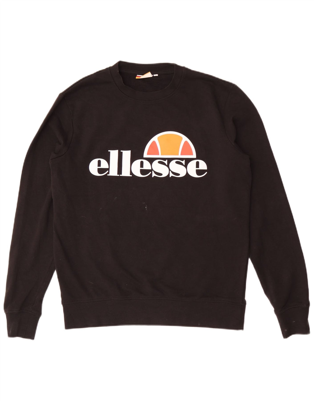 Ellesse Мужской свитшот с рисунком, маленький черный хлопковый джемпер