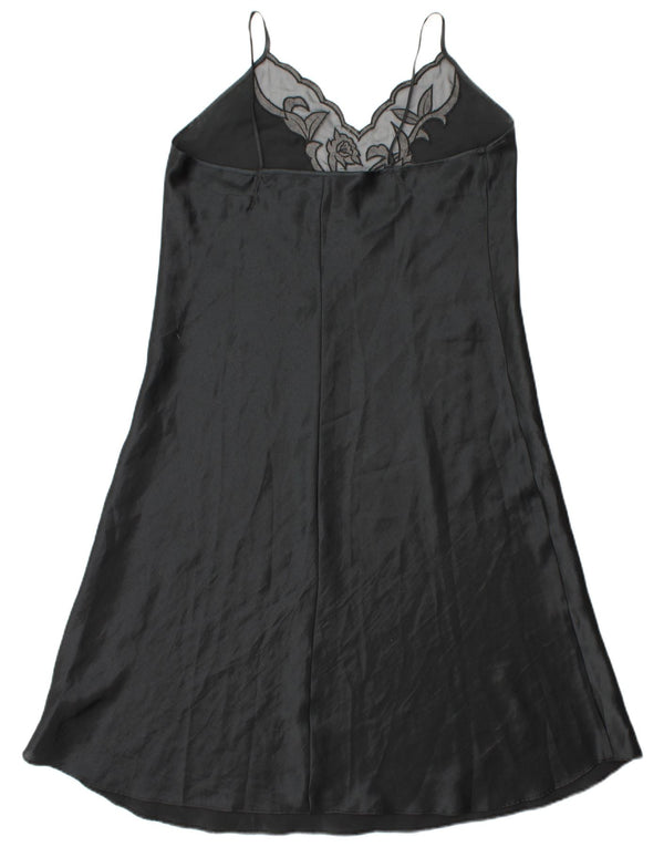 ST. BERNARD Womens Slip Dress UK 16 Large Black Polyester