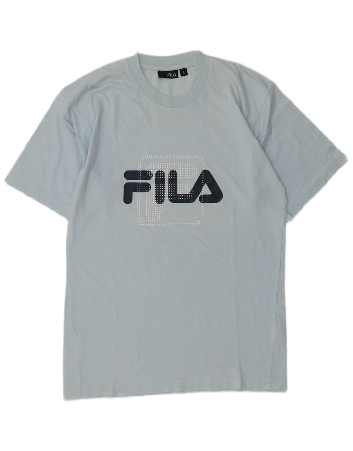 Fila Мужская футболка с рисунком, маленький синий хлопок