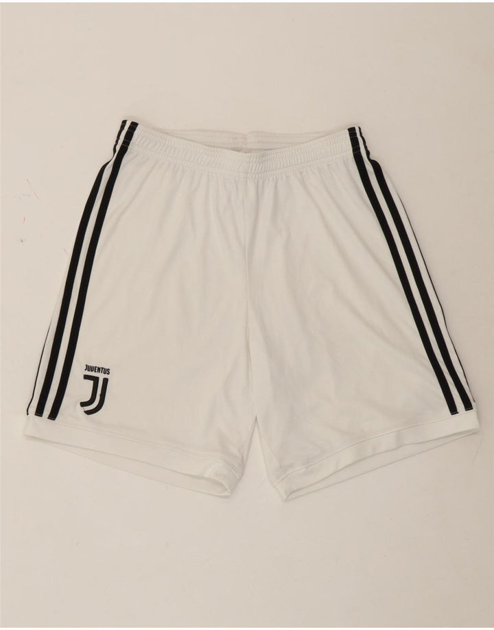 Женские спортивные шорты Adidas Juventus UK 8, маленькие белые из полиэстера