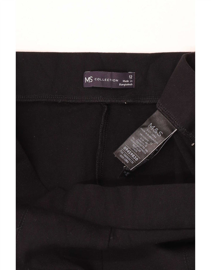 Женские леггинсы Marks & Spencer UK 12, средний черный, вискоза