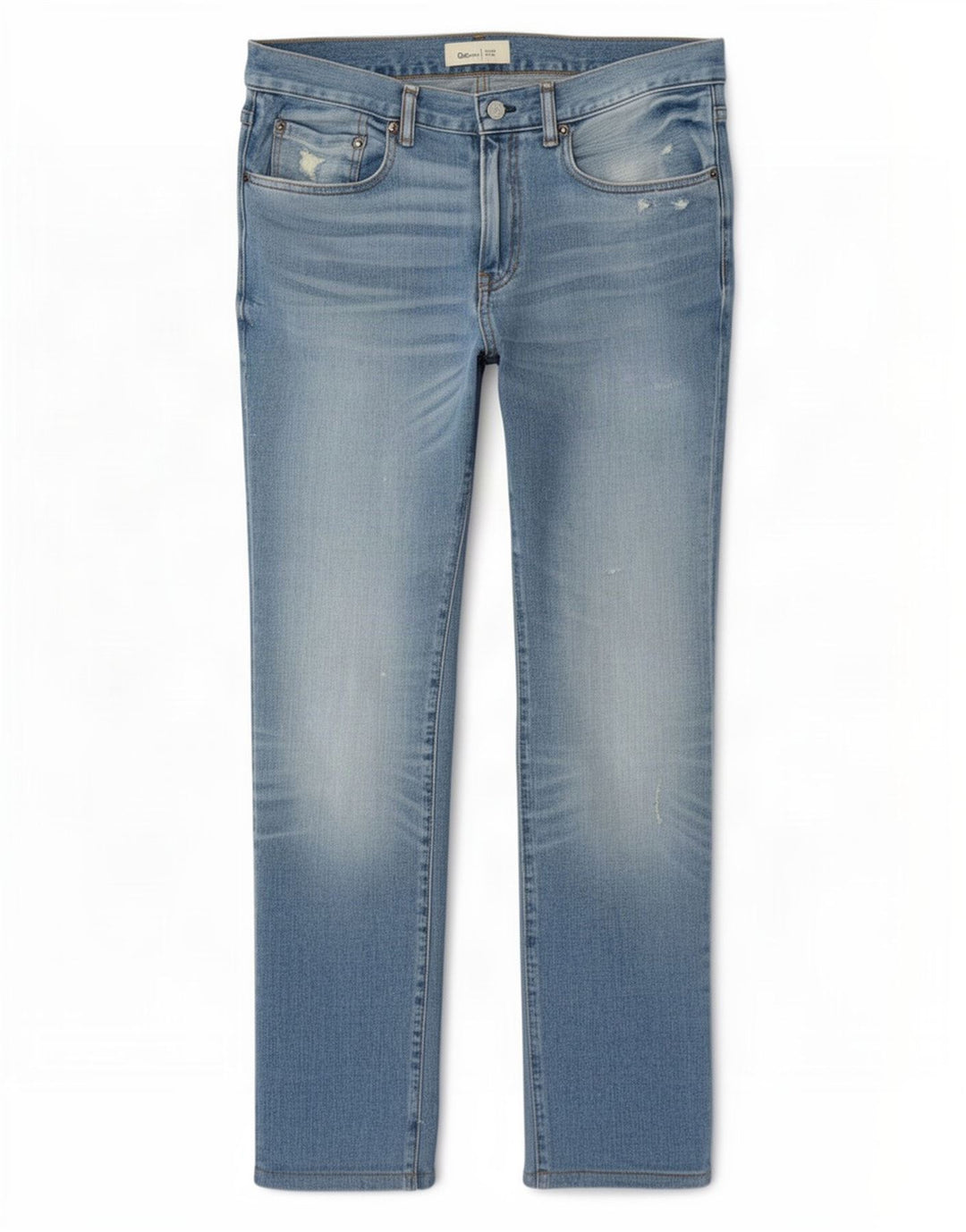 Мужские потертые узкие джинсы Gap W32 L32 синие