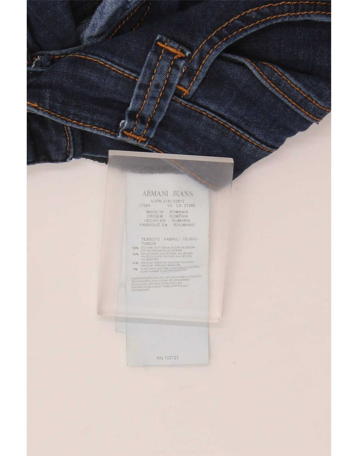 Женские прямые джинсы Armani W31 L32 Темно-синие, хлопок