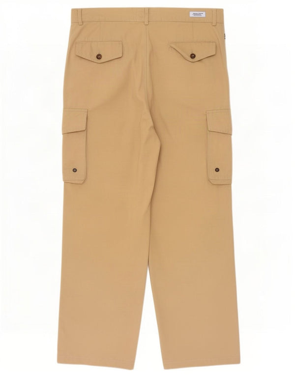 Мужские прямые брюки карго Fila IT 50 Large W34 L28 Бежевые, хлопок