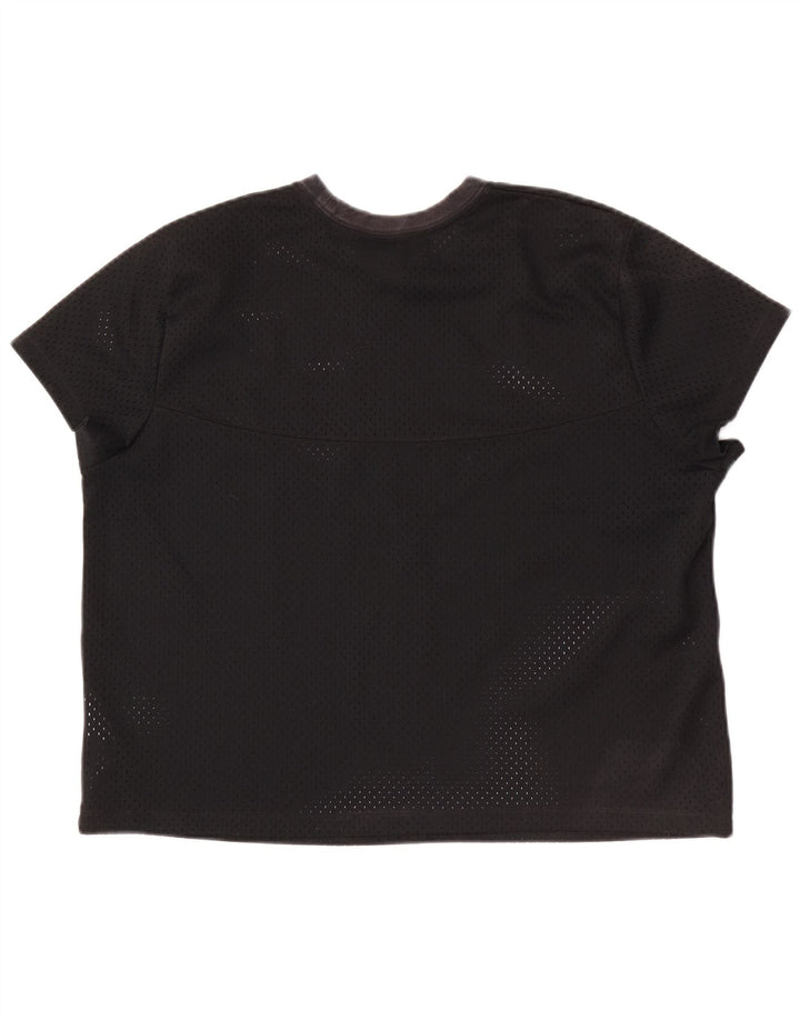 Женская футболка с рисунком Nike Top UK 18 XL, черная, полиэстер