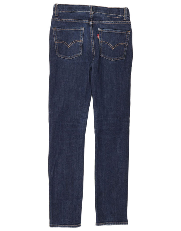 Джинсы скинни Levi's 510 для мальчиков 13–14 лет W26 L29 Темно-синие, хлопок