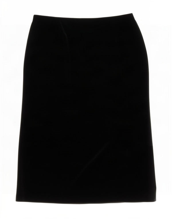 Женская макси-юбка Marks & Spencer UK 18 XL W34 Черный полиэстер