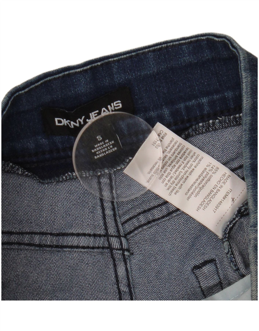 Мужские джинсовые шорты DKNY, маленькие, W30, синие, хлопок