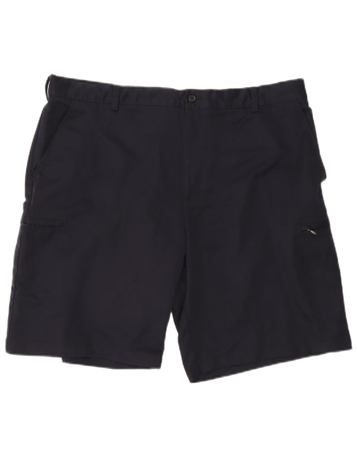 Мужские классические шорты-карго Izod W40 XL темно-синие из полиэстера