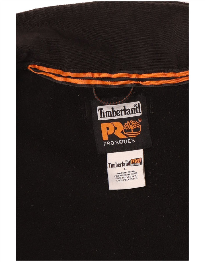 Мужская флисовая куртка Timberland UK 40, большая черная, полиэстер