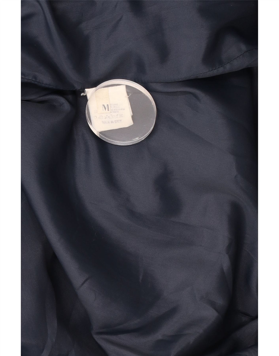 Винтажный женский дафлкот оверсайз UK 14, средний темно-синий, шерсть