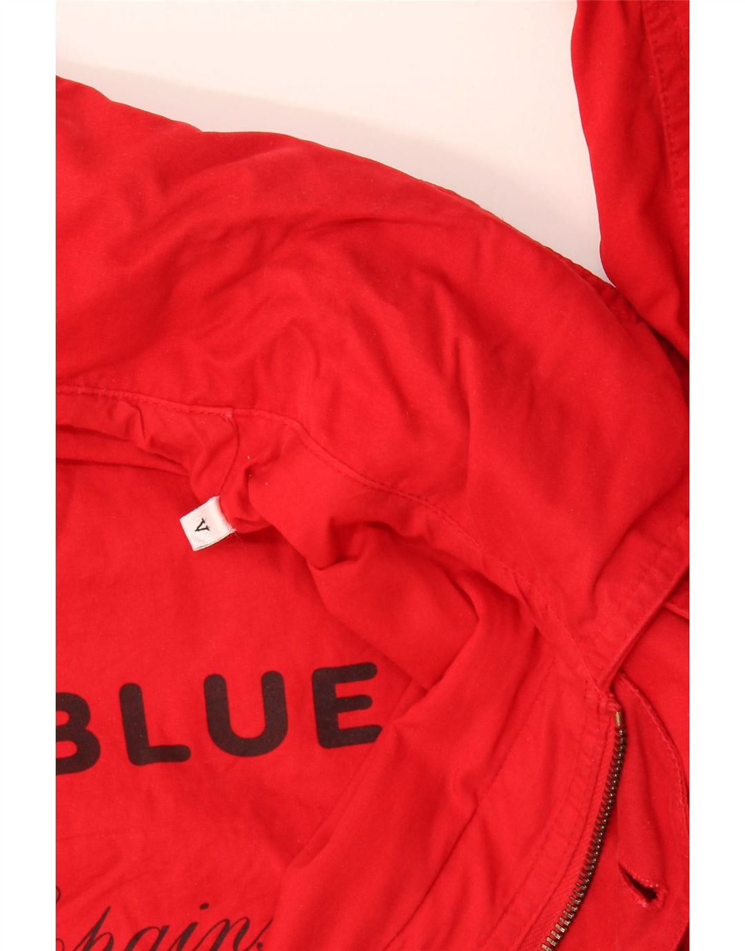 Винтажная мужская куртка с капюшоном UK 42 XL, красная