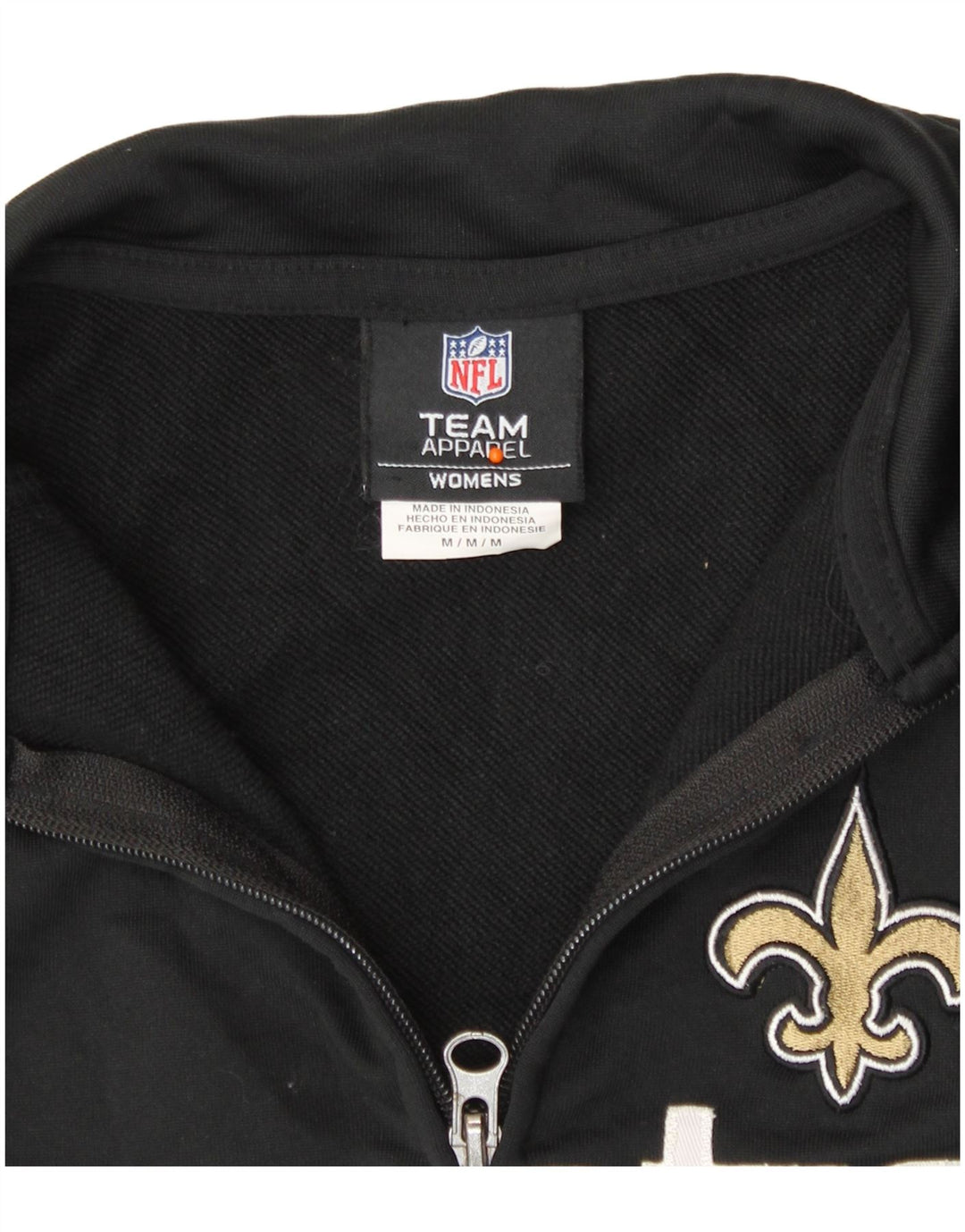 Женский спортивный костюм NFL New Orleans Saints, верхняя куртка UK 14, средний черный