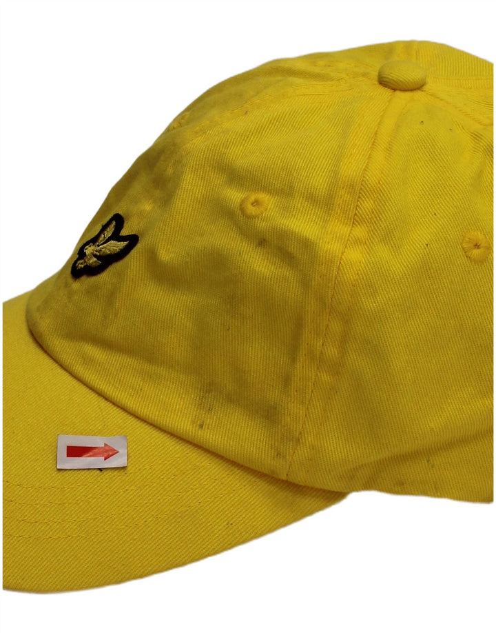 Мужская бейсболка с рисунком LYLE & SCOTT, один размер, желтая, хлопковая, классическая