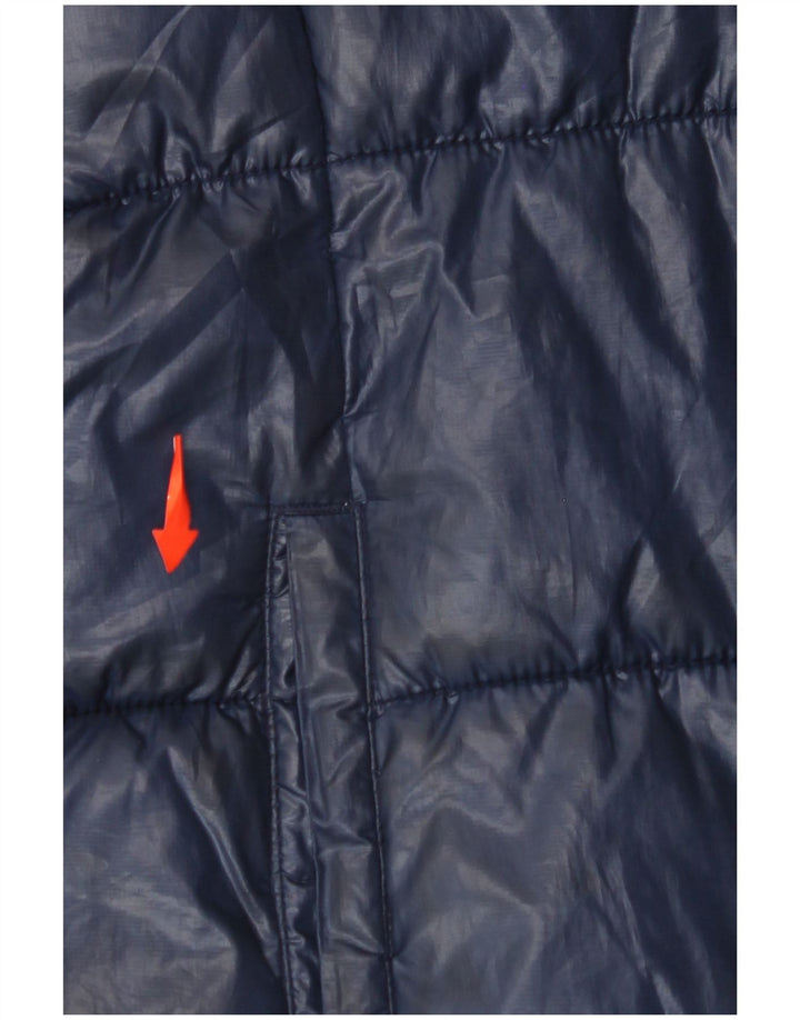 Утепленная куртка с капюшоном LEVI'S для девочек 11-12 лет, темно-синий, полиэстер