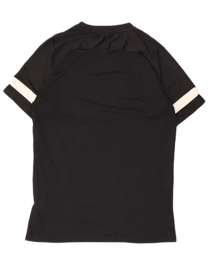 Мужская футболка Nike Top Medium Black в полоску из полиэстера, спортивная