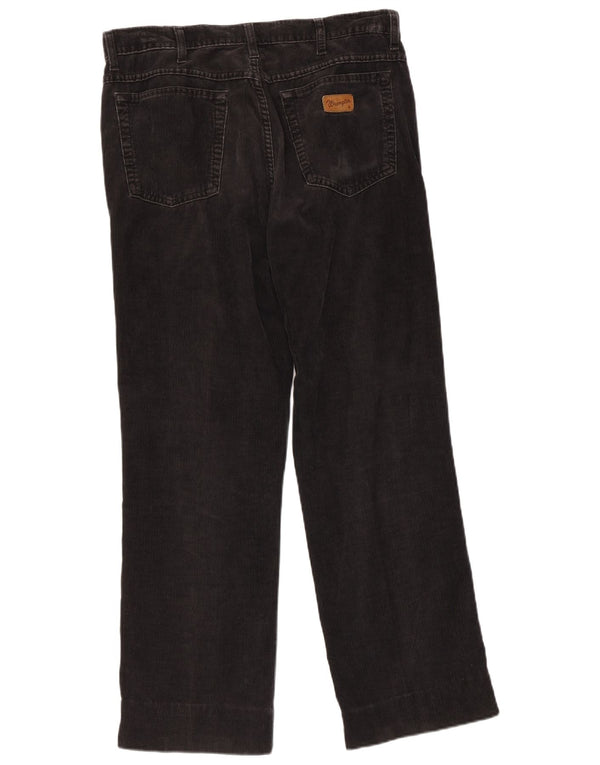 Мужские прямые вельветовые брюки Wrangler W32 L28 черные