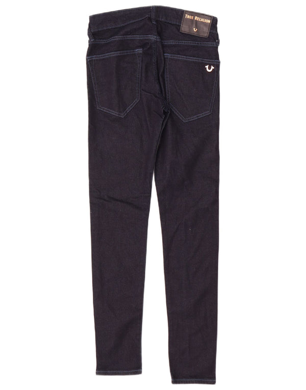 Женские джинсы скинни True Religion W29 L30, темно-синий, хлопок
