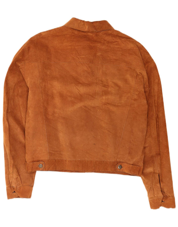 Мужской замшевый бомбер Conbipel IT 48 Medium Brown Leather Classic