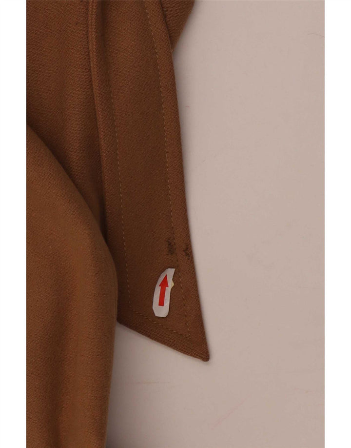 Benetton Женское двубортное пальто IT 44 Medium Beige Wool