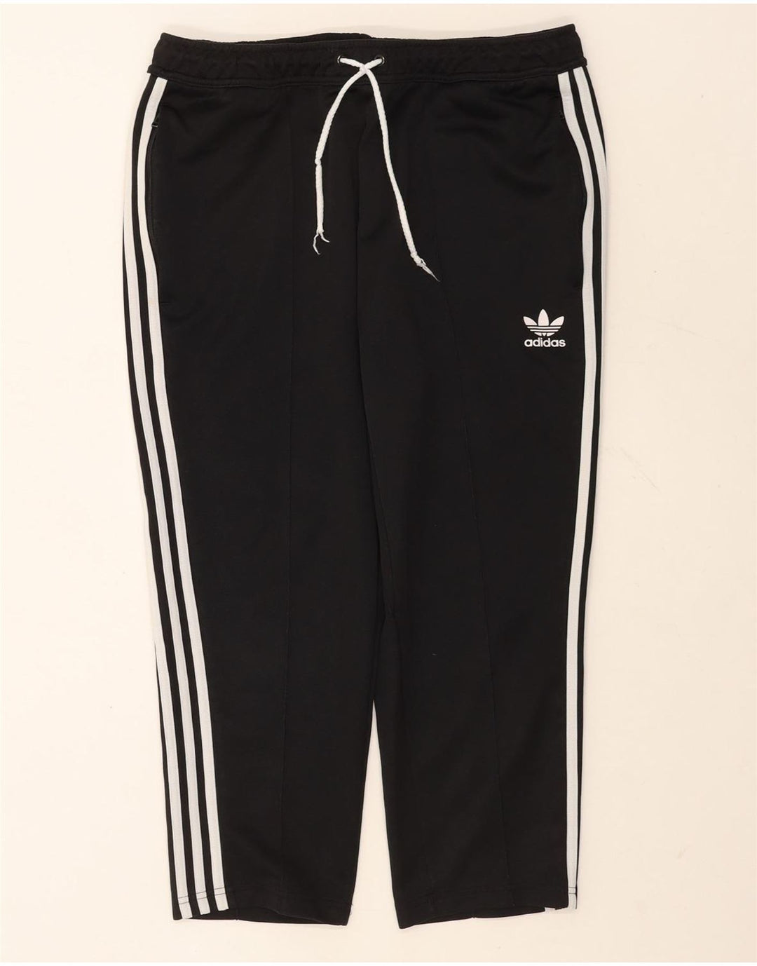 Мужские спортивные брюки-капри Adidas, большие черные полиэстеровые брюки