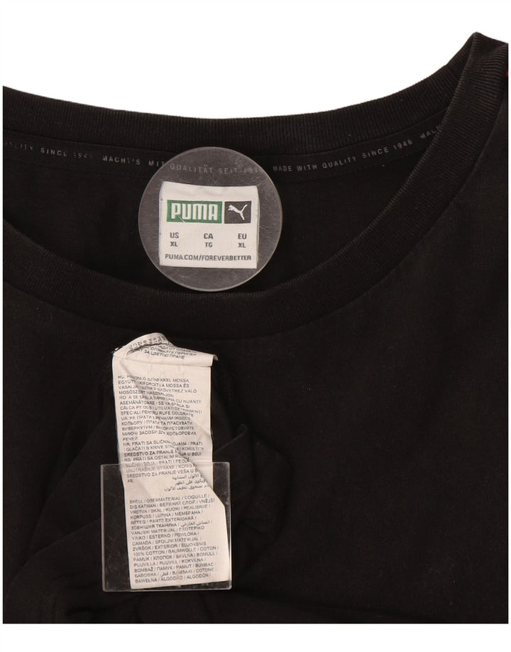 Мужская футболка PUMA Top XL, черный хлопок